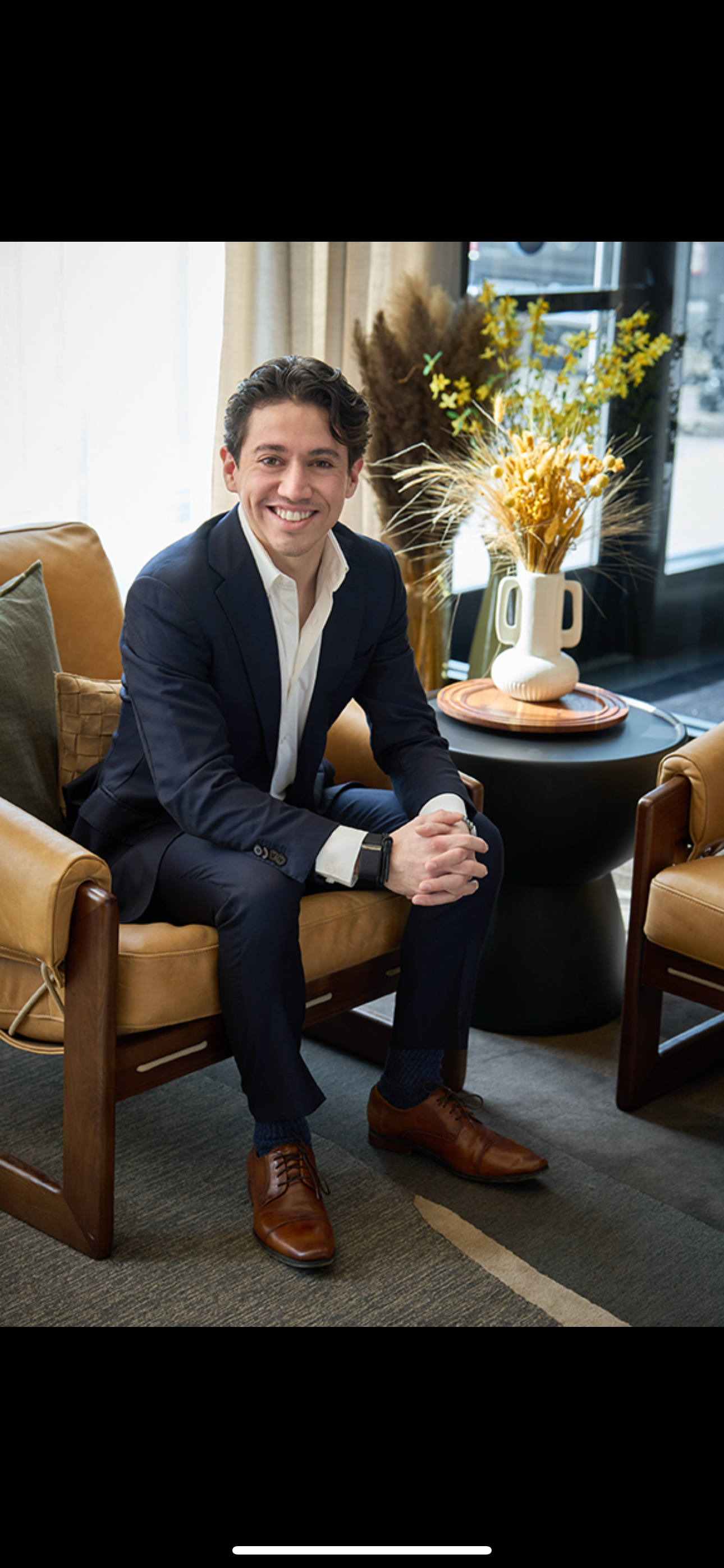 Manuel Avila in a professional setting